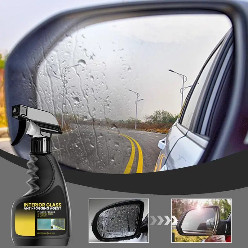 Car Hydrophobic Coating Anti-rain Glass Anti Fog Water Repellent Windshield Rearview Mirror Glass Spray Rainproof Agent Cleaning