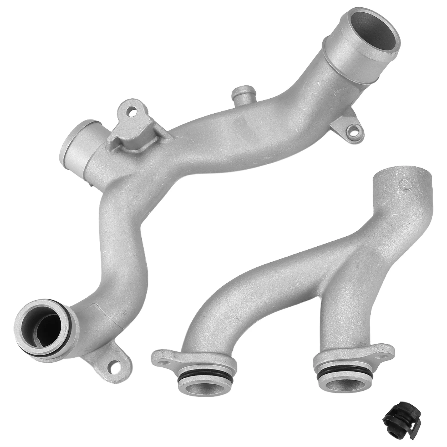 Excellent-3Pcs น้ําเบนซิน Outlet Tube Thermostat ท่อพร้อมปลั๊กสําหรับ Land Rover Discovery 4 Range Rover Sport 3.0L V6 5.0L V8