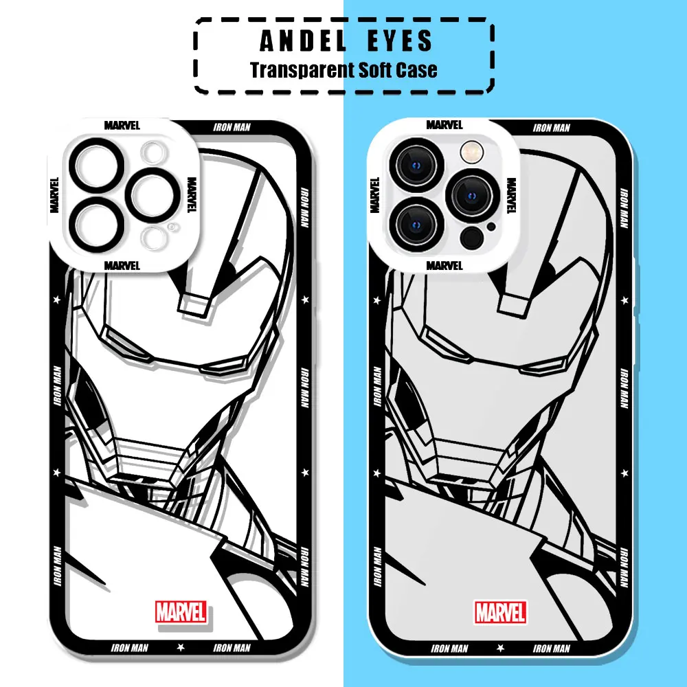 Marvel Spider Man Iron Man Venom Case For Infinix HOT 40 30 30I 20 20I 20S 12 12I 11 10 10S 10I PLAY Tecno Spark 10 20 PRO Cover