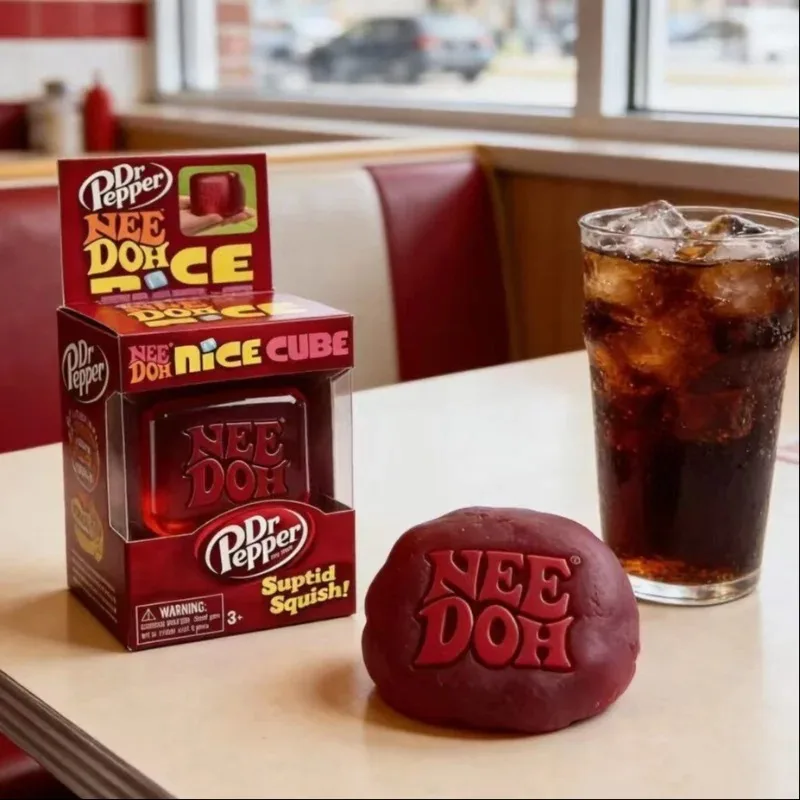 NeeDoh Nice Cube Squishy Soft Sensory Fidget Toy Stress Relief Anxiety Relief Sensory Toy Squeezable Fidget Squishy Soft New