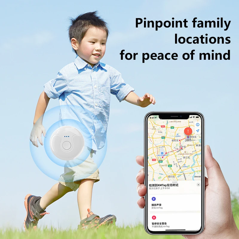 Anti-Loss Locator Bluetooth Tracker FindMy Mini Locator For Pets Children And The Elderly For Apple devices
