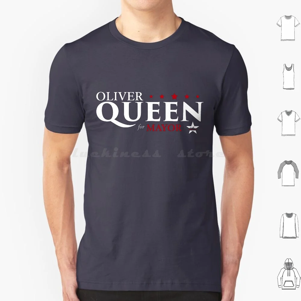 Queen For Mayor T Shirt Big Size 100% Cotton Arrow Green Arrow Oliver Queen Ollie Oliver Comics You Have Failed This City