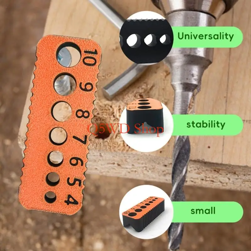 Q5WD Adjustable Drill Jig Block For Creating Perfect 0 To 90Degree Holes