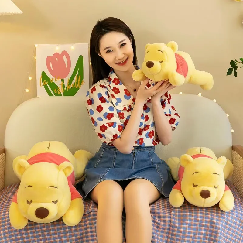 Disney winnie the pooh bonito urso boneca macio brinquedo de pelúcia travesseiro recheado o melhor presente de aniversário para crianças menina crianças jovem pessoa