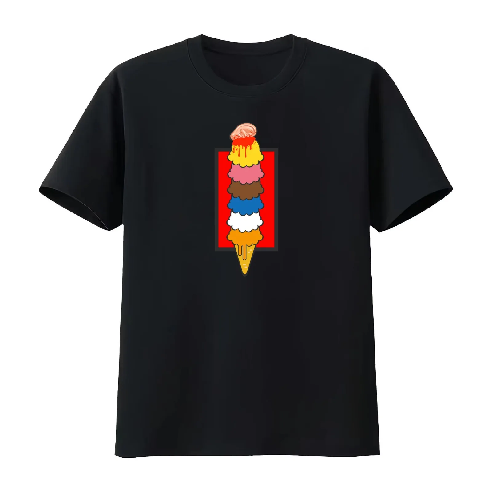 Ice Cream Movie Screen in the RESERVOIR T-Shirt Summer Casual Cotton Tee Oversized Streetwear Tops Vintage Graphic Print