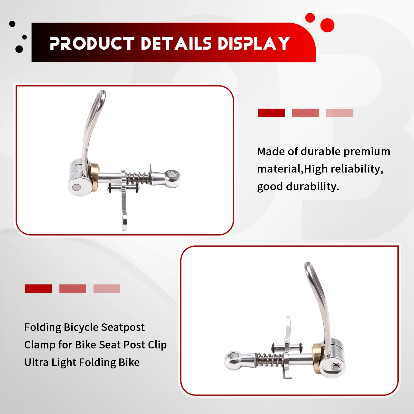 

AU-складной зажим для подседельного штыря велосипеда для Brompton, зажим для подседельного штыря велосипеда, ультра легкие складные аксессуары для велосипеда