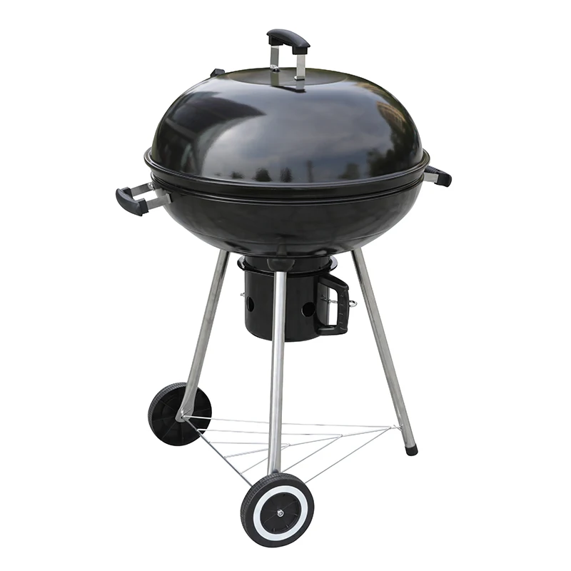 OEM Barbecue/BBQ Outdoor Griller Black Egg Kamado Charcoal Grills with Mobile Tripod