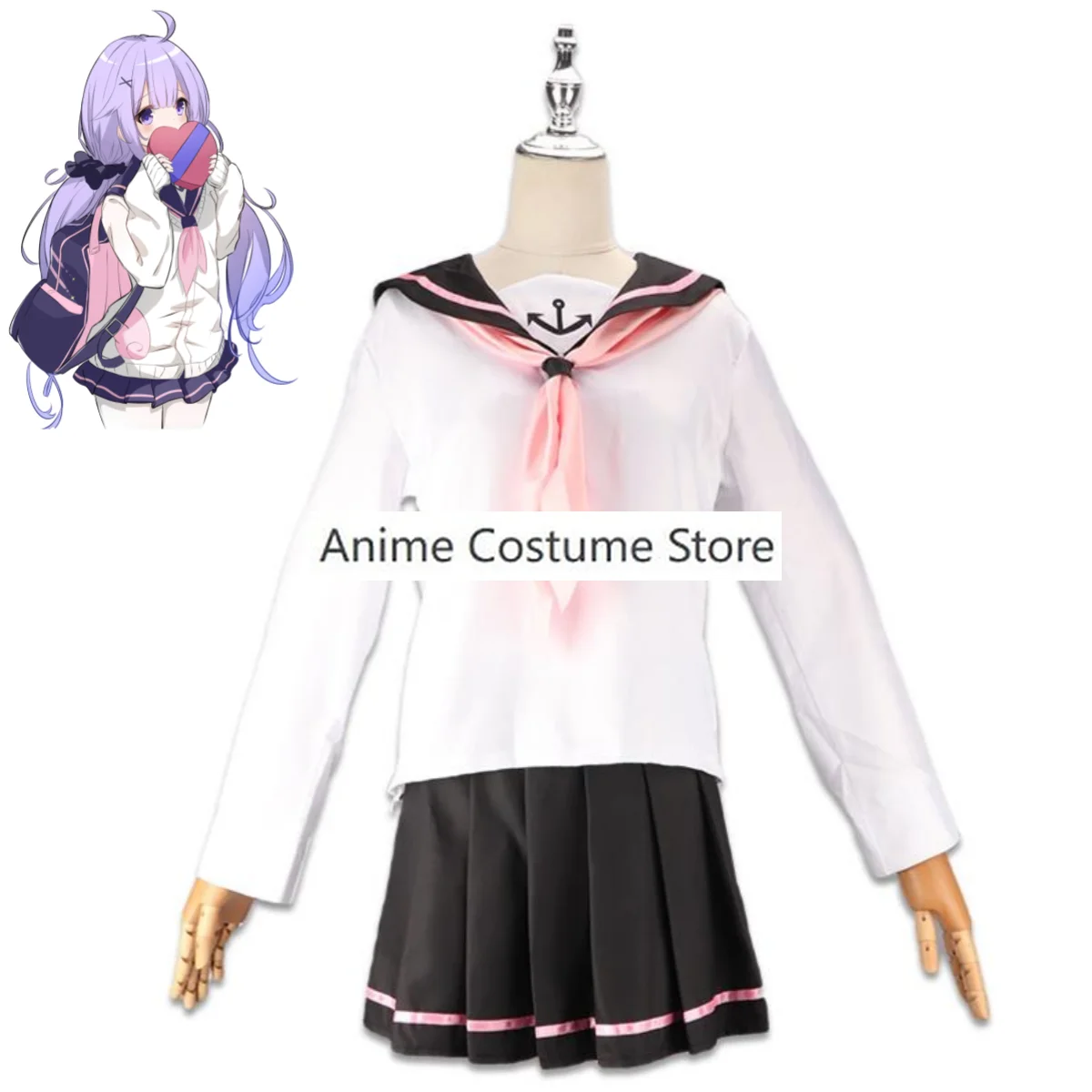 Костюм для косплея в виде единорога из игры «Ажур Лейн», трикотажная одежда, пальто, японская форма JK, юбка, парик, женский сексуальный кавайный костюм на Хэллоуин