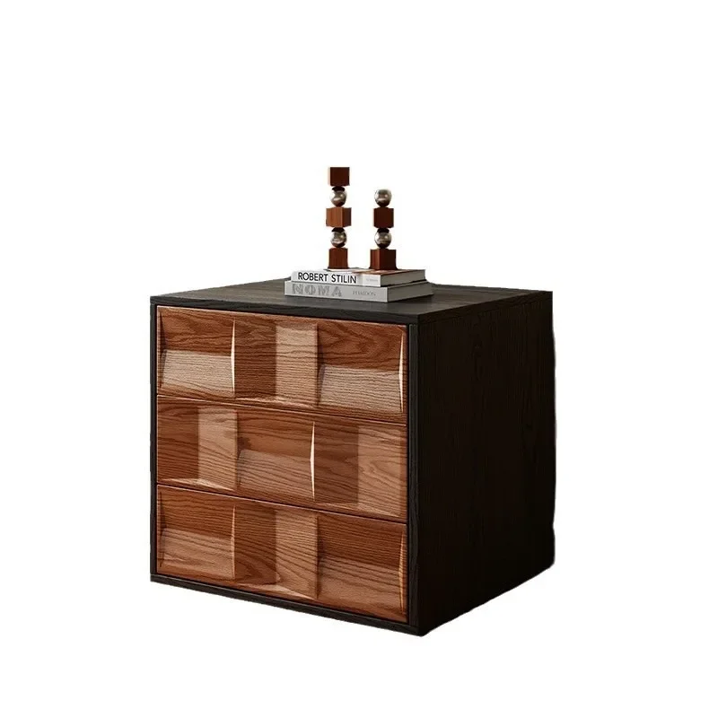 cabinet listening cabinet TV cabinet Living room free combination module Multifunctional solid wood storage card door