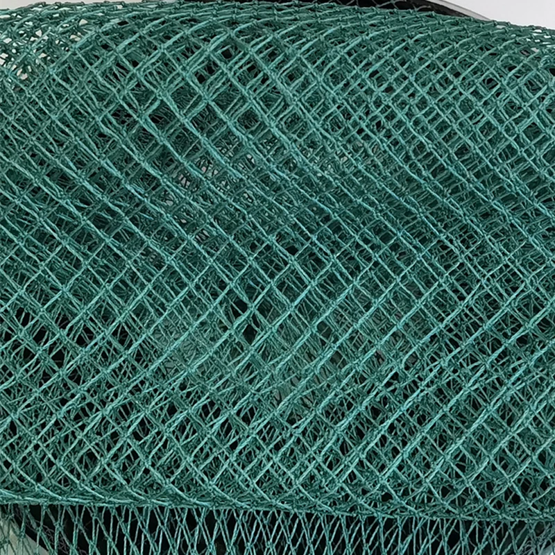 Hand-woven Fish Basket Nylon Line Stainless Steel Rings Fishing Net Bag Foldable Anti-hanging And Quick-drying Fish Cages - Image 6
