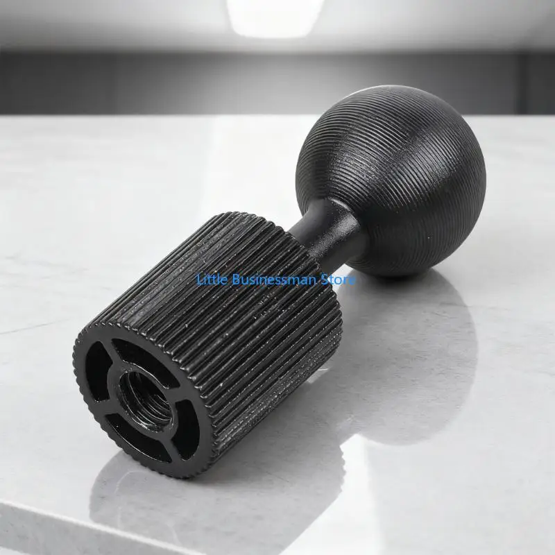 Packung mit 2 15-mm-Kugelkopfadaptern aus Aluminiumlegierung mit 1/4-Zoll-Gewindeschraube für Kamerahalterungen, Telefonständer – Detail 8
