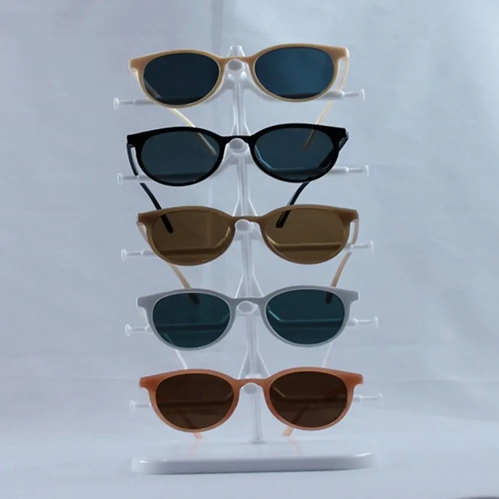 NEW Displaying Showcase Space Saving Sunglass Holder Rack Glasses Frame Tray Eyeglasses Organizer Shelf Wood Display Stand