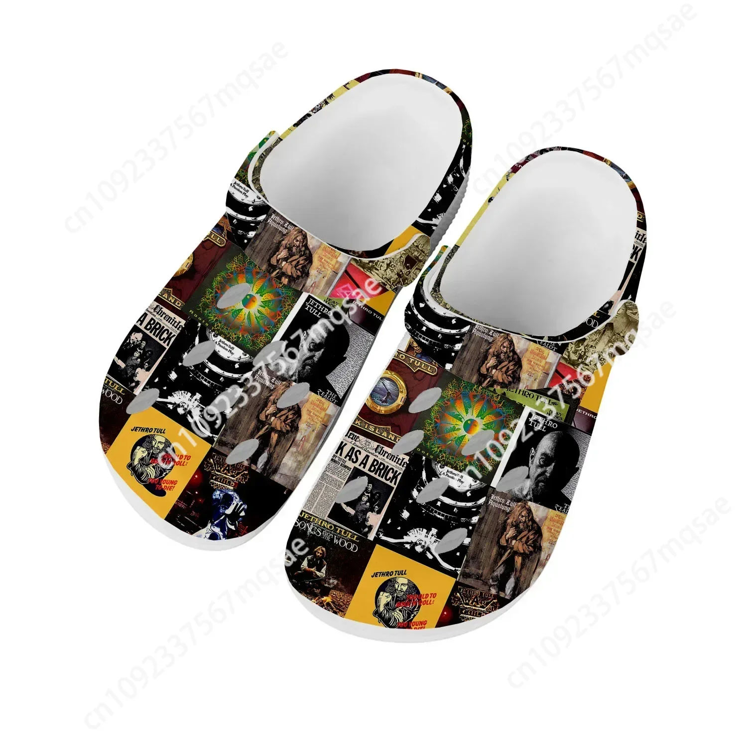 

Jethro Tull Folk Rock Band Home Clogs Custom Water Shoes Mens Womens Teenager Shoe Garden Clog Breathable Beach Hole Slippers