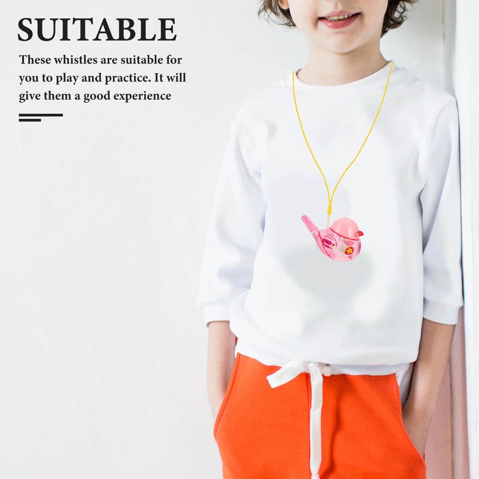 

Water Bird Whistle Plastic Bird Shaped Musical Instrument for Party Favors Adults Birthday Christmas Gift Adorable