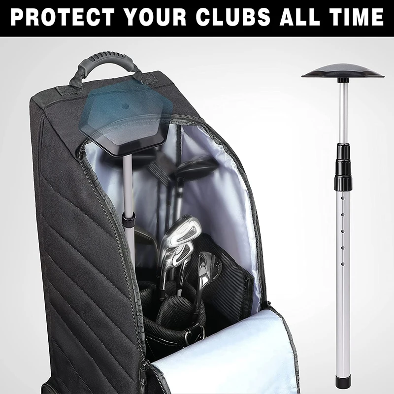 Supporto per borsa da viaggio da Golf caldo supporto antiurto asta di copertura regolabile per bastone di supporto da Golf protezione portatile