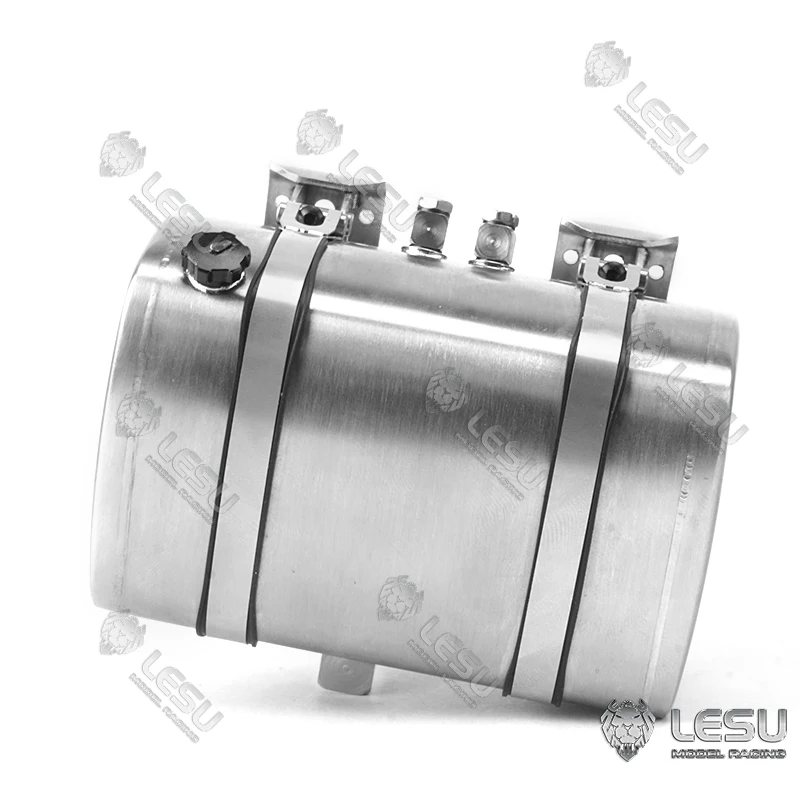 1/14 Lesu RC Tractor Truck Metal Oil Tank 85Mm Parts For Tamiyaya Remote Control Hydraulic Dumper Fh16 Th16723