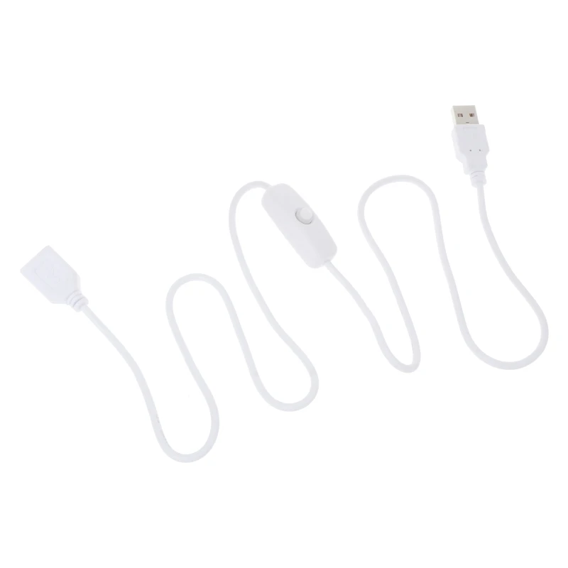 أوسب التبديل زر تمديد كابل يو إس بي أون/أوف التبديل كابل شحن ل مروحة يو إس بي شرائط ليد الجدول مصباح