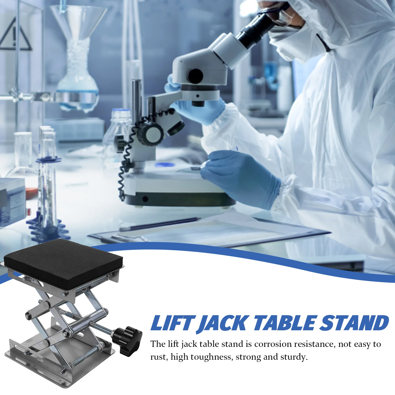 Scissor Platform Laboratory Support Lifting Table Stand Mini Metal Scissors