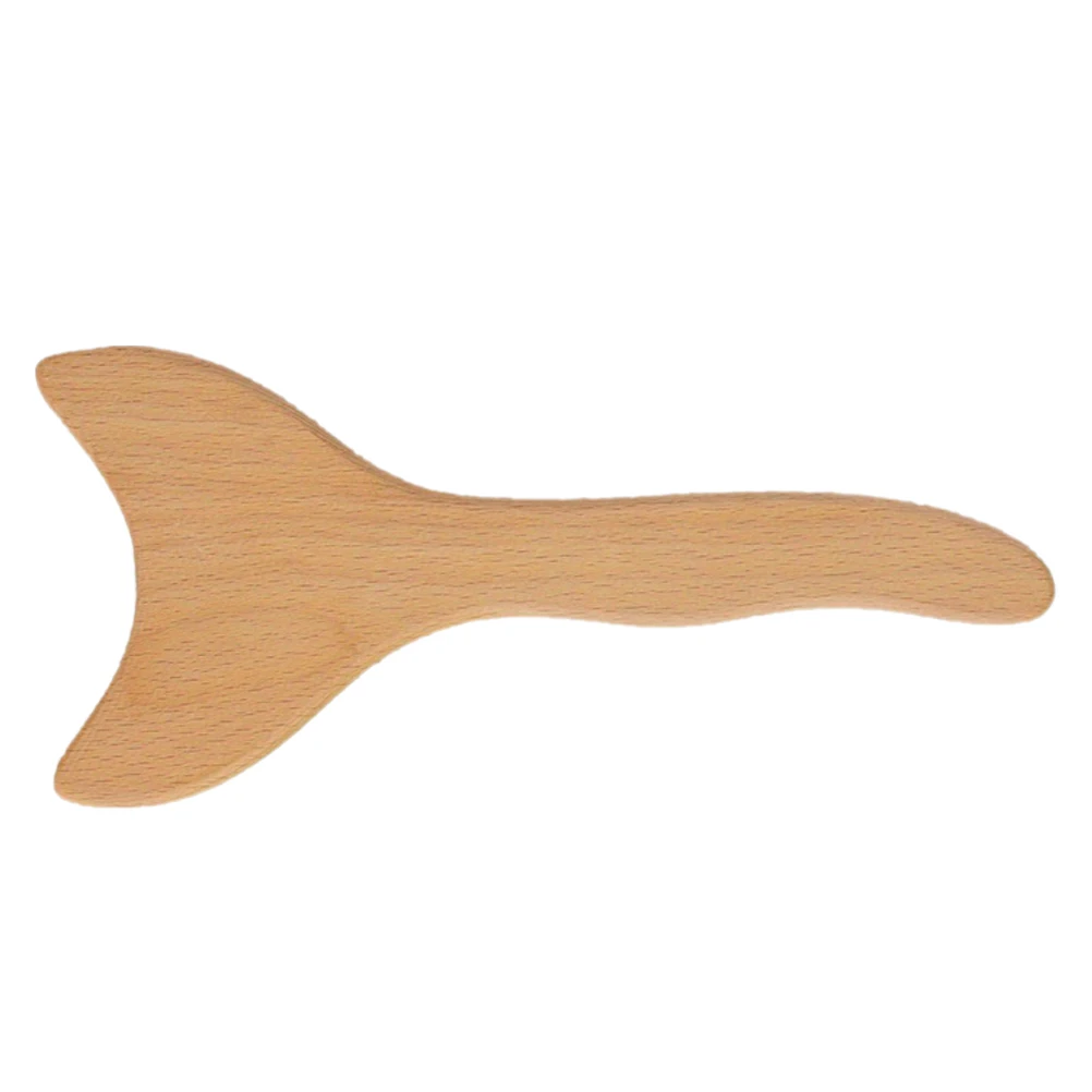

Natural Wood Massage Stick Ergonomic Portable Gua Sha Tool Foot Back Scraper Meridian Relief Wooden Manual Massager for Muscle