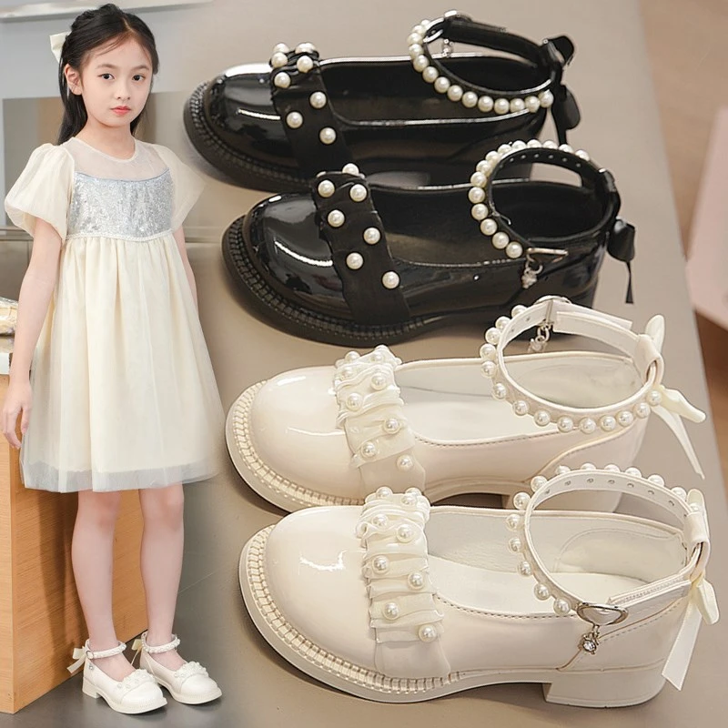 

*Spring Autumn New Comfortable Solid Color Casual Girl Lightweight Walking Shoes Fashionable Cute Round Head Pearl Casual Shoes