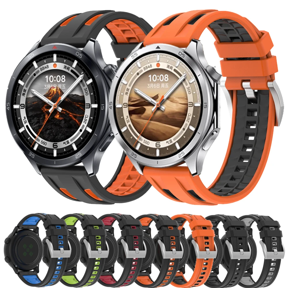22 مللي متر سيليكون حزام ل ممن لهم ساعة X X2 4Pro استبدال سوار ل One Plus ساعة 3 2 2R/46 مللي متر الرياضة حزام الساعات اكسسوارات