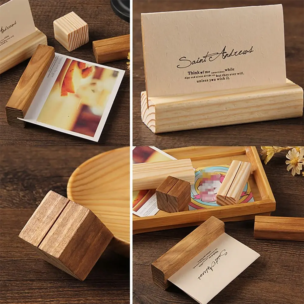 Romantic Fashion Wedding Supplies Desktop Decoration Paper Clamp Clamps Stand Place Card Table Numbers Holder Photos Clips
