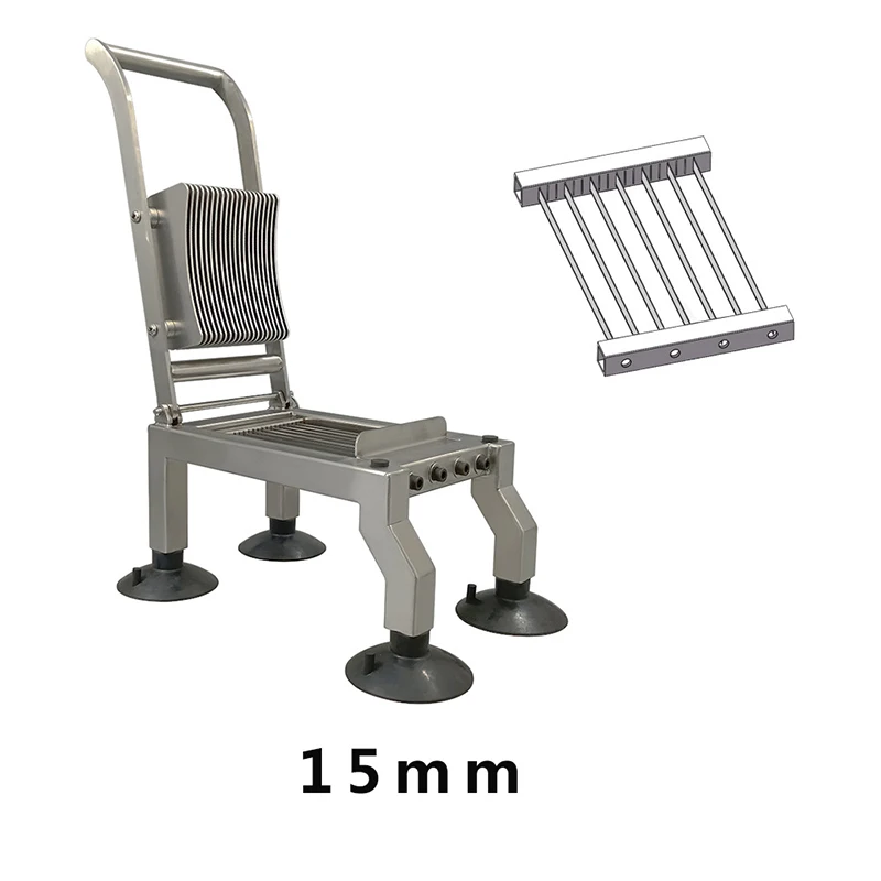 Commercial multifunctional vegetable slicer 5MM/10MM/15MM manual stainless steel fruit and vegetable slicer