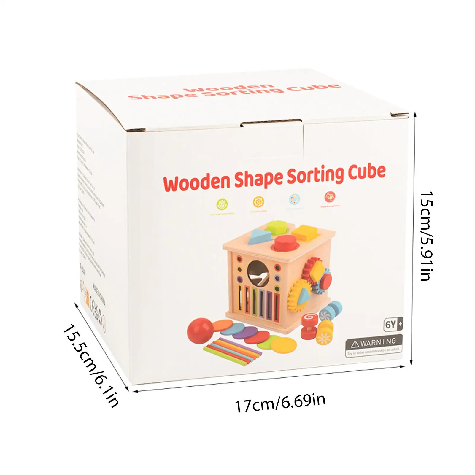 アクティビティキューブ 8in1 木製知育玩具 プレイキューブ パーティー プレイルーム 教室 家庭 誕生日 女の子 男の子 子供 1-6歳向け