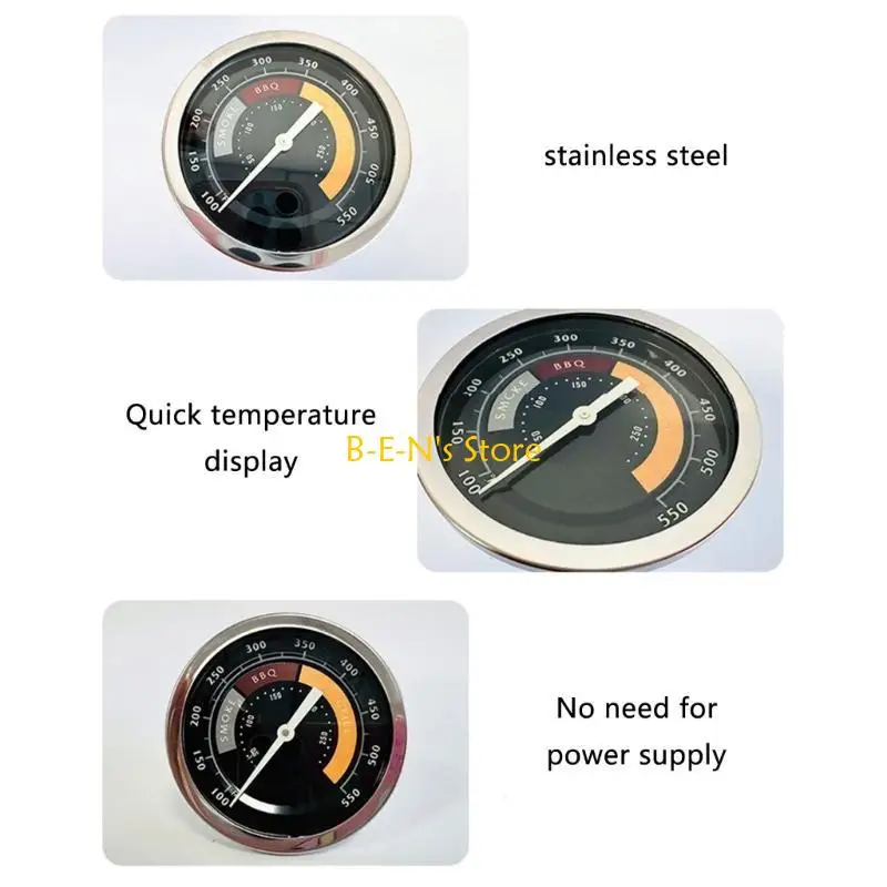 Y1AD 50-250 ℃/100-550 ℉ Ofen-Thermometer Runde Rösttemperatur-Testmesser