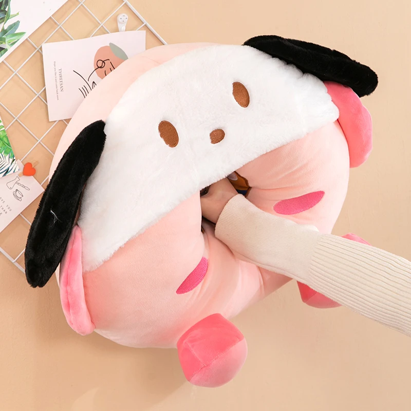 New Cute Cartoon Animation Kirby Large Size Plush Toy Pillow Stuffed Doll Boys and Girls Festival Gift Room Decoration Doll view 3