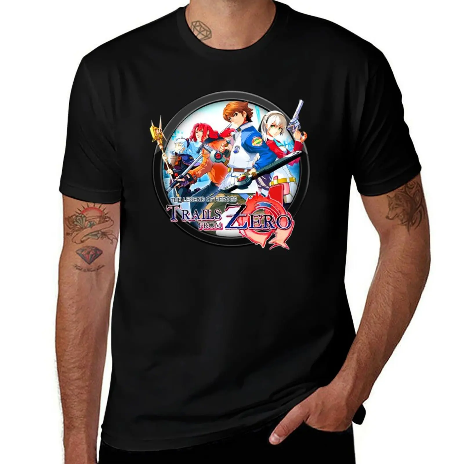 TRAILS OF COLD STEEL XVIII T-Shirt sports fans plus sizes anime t shirts oversized t shirt men