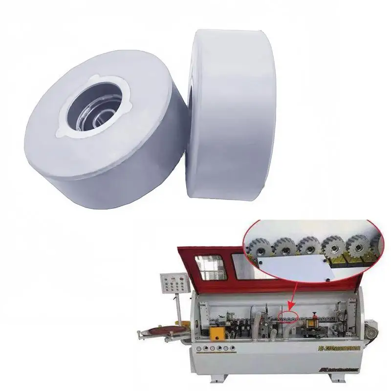 1/3Pcs Rubber Press Wheel With Bearing 60x8x23mm For Edge Banding Machine Feeding Conveyor Industrial Woodworking Tool Parts.