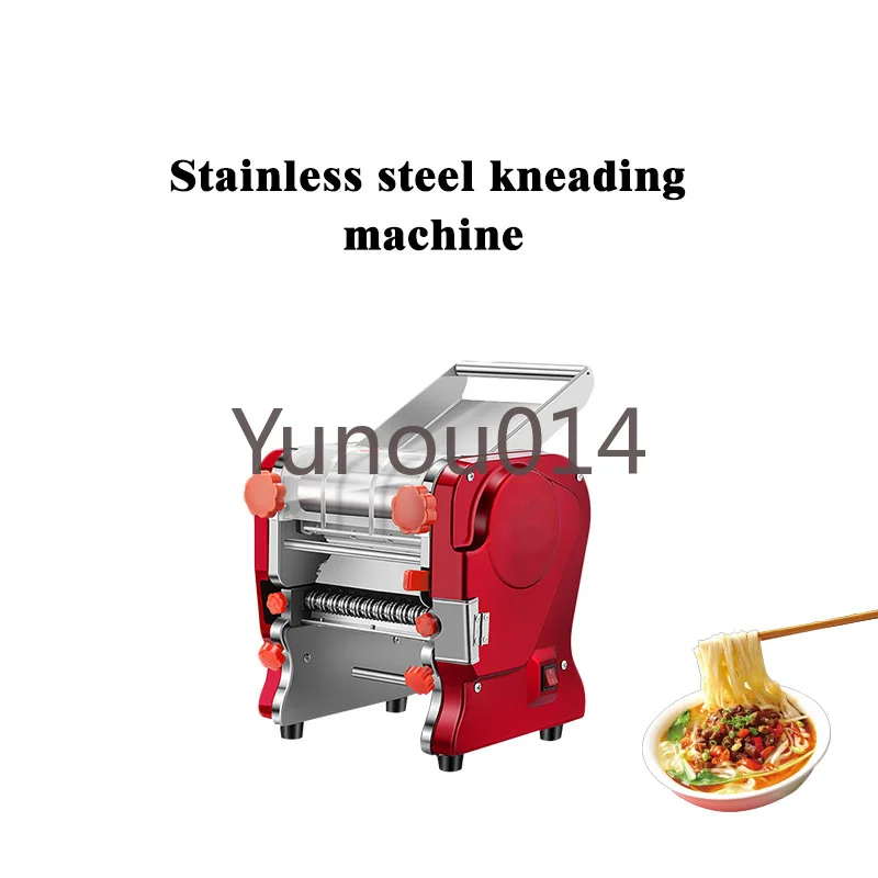 Commercial Fully Automatic Stainless Steel Electric Noodle Press Table, Noodle Dumpling Machine, Kneading Machine, 750W