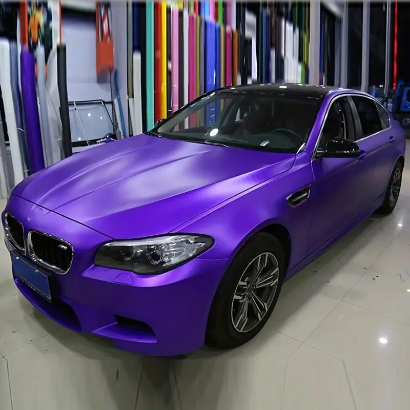 غلاف فينيل معدني كروم غير لامع ممتاز، غلاف سيارة ذاتي اللصق من Air-Release #2