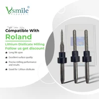 Fresadora Roland de laboratorio Dental, fresa CADCAM Emax, DWX-42W, fresas de molienda de disioterapia de litio, herramienta de fresado húmedo de cerámica de vidrio