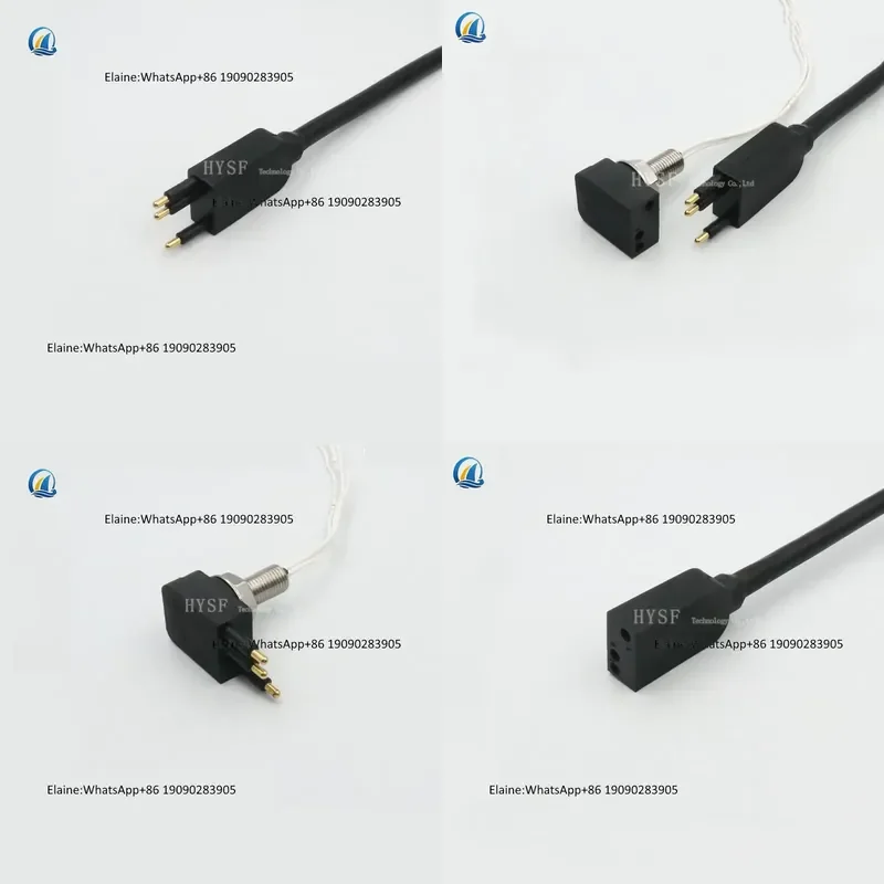 Flat Waterproof Connector with Male and Female Cable Connection Saves Space for Underwater Insertion and Extraction
