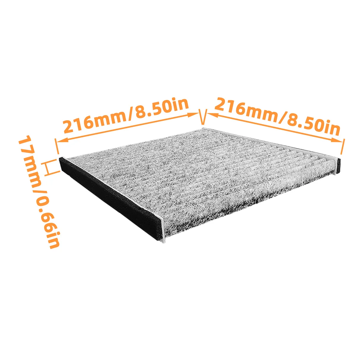 Aktivkohle-Innenraumluftfilter-Zubehör CF9846A Passend für Mazda MPV Mitsubishi Endeavor Subaru B9 Tribeca Toyota 4Runner – Detail 8