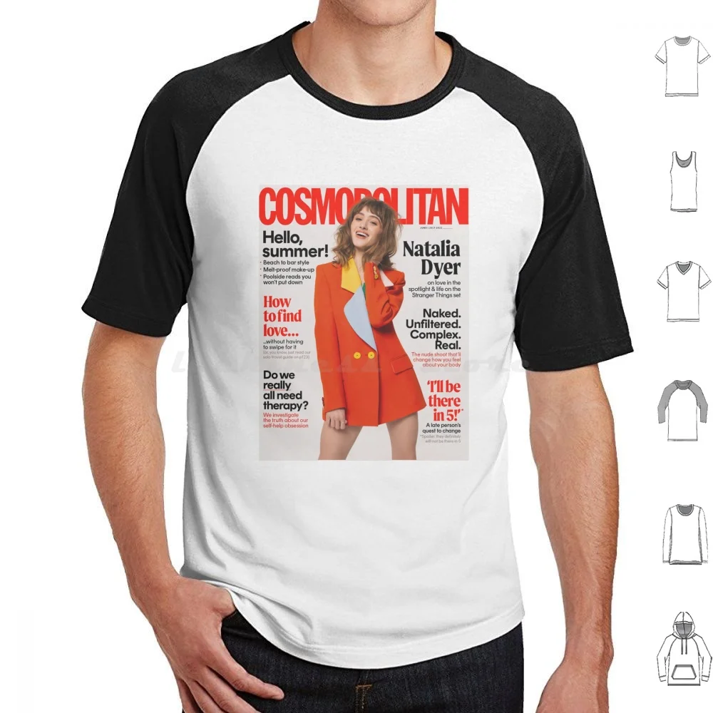 Natalia Dyer T Shirt Cotton Men Women DIY Print Natalia Dyer Eleven Nancy Wheeler Millie Bobby Brown Caleb Mclaughlin Gaten