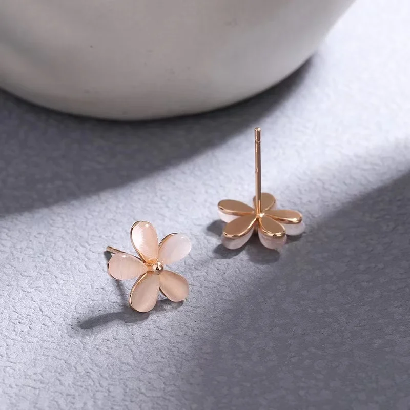 NEW Fashion Earrings For Women Flower Design Diamond Jewelry Birthday Gift