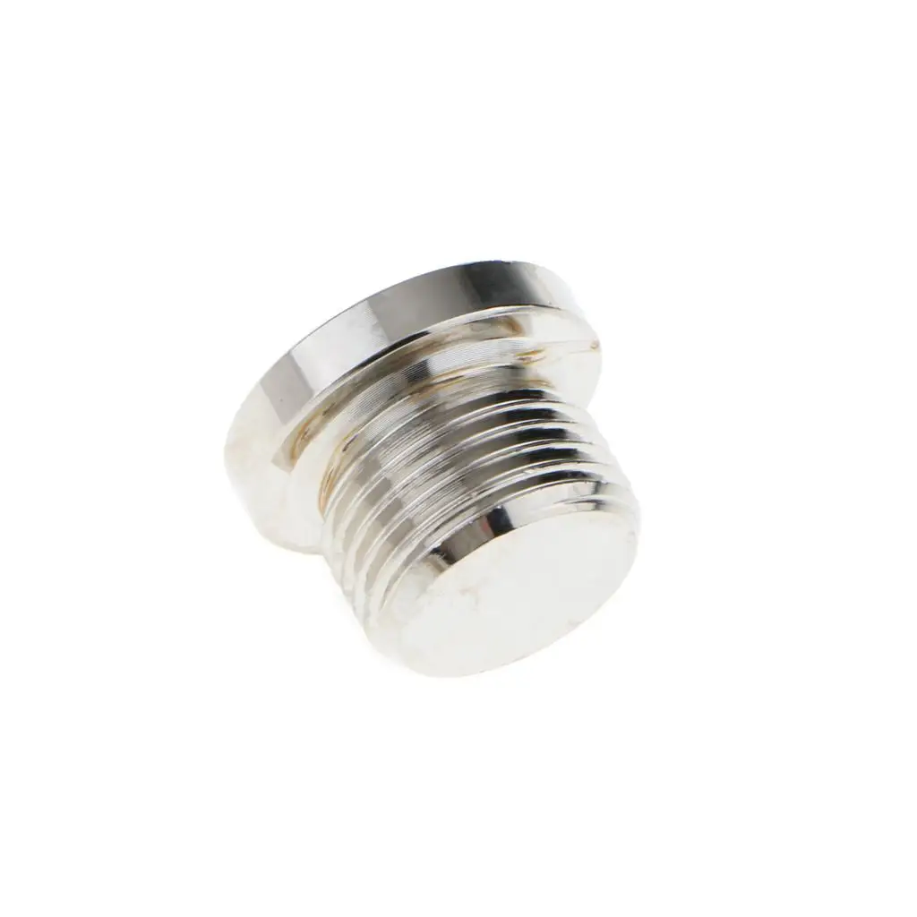 JX0006 O2 Oxygen Sensor Hex Bolt Bung Plug Automobiles Sensors Bung Plug Auto Replacement Part M18x1.5 Silver