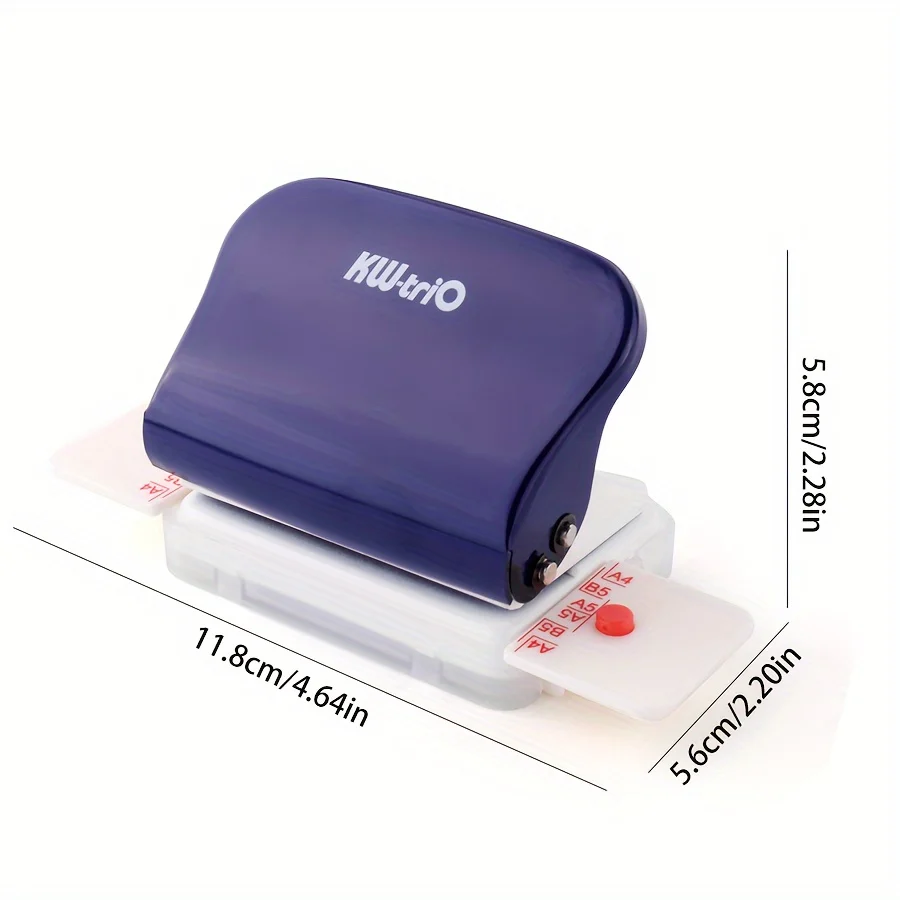 Picture 5: 1pc 6-hole Punch, Loose-leaf Book DIY Binding Supplies, Notebook Journal Binding Office Paper Cutter