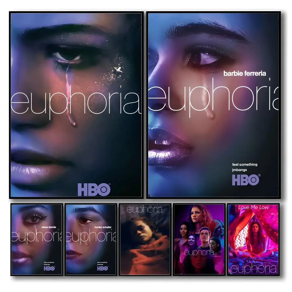 Affiche de la série télévisée E-Euphoria, autocollants muraux imprimés de haute qualité pour la décoration de la maison, art mural, décoration de salle et de bar