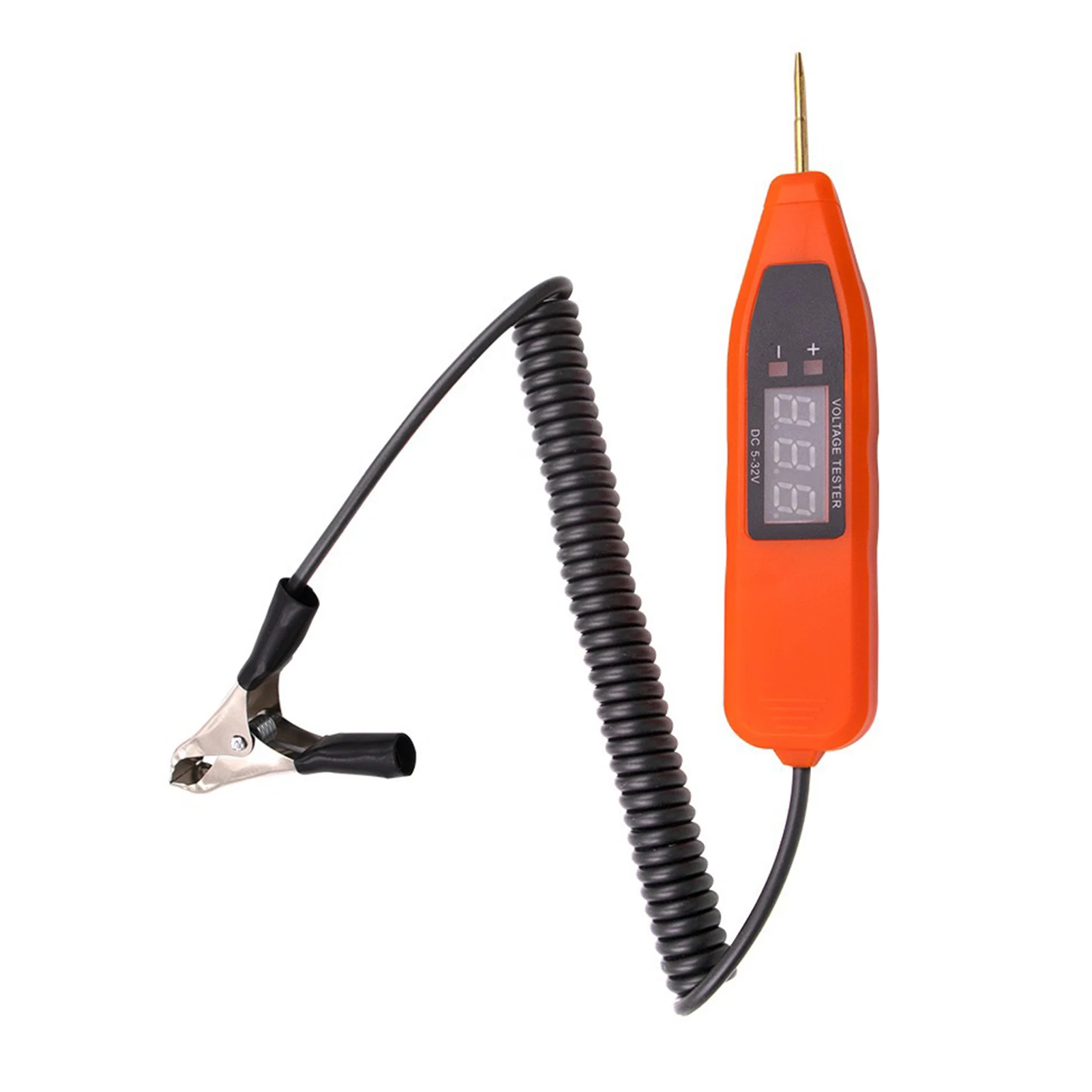 

5-32V Voltage Tester LCD Digital Display Electrical Circuit Tester Voltage Power Test Pen Probe Detector Automotive Scan Tool