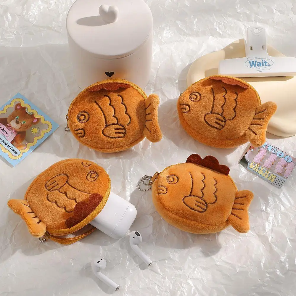 

Cartoon Doll Keychains Wallets Coin Purse Women Cute Plush Keyring For Girls Gifts Creative Design Car Keychains Coin Pouch