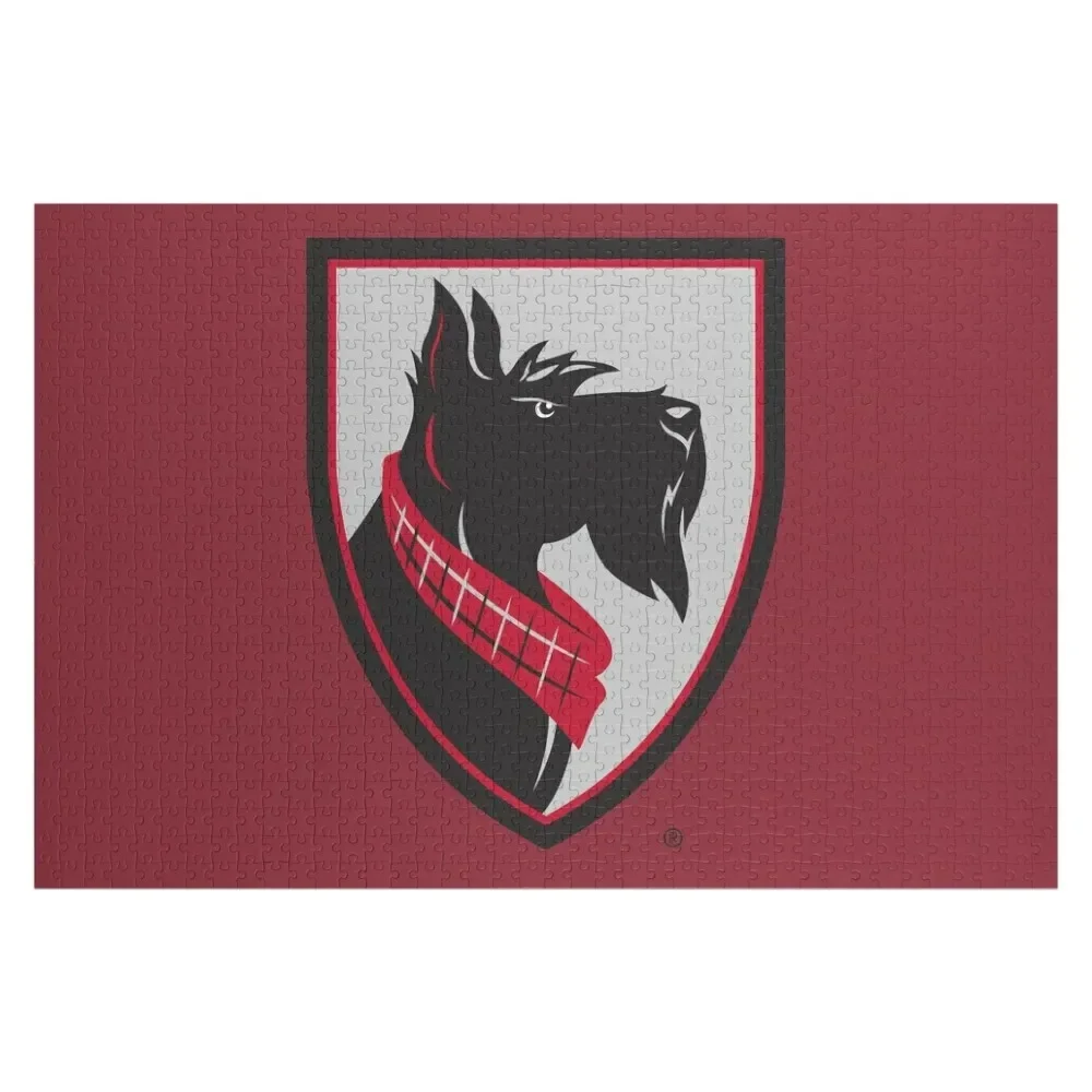 carnegie mellon tartans Jigsaw Puzzle Custom Jigsaw Works Of Art Wooden Boxes Personalised Puzzle