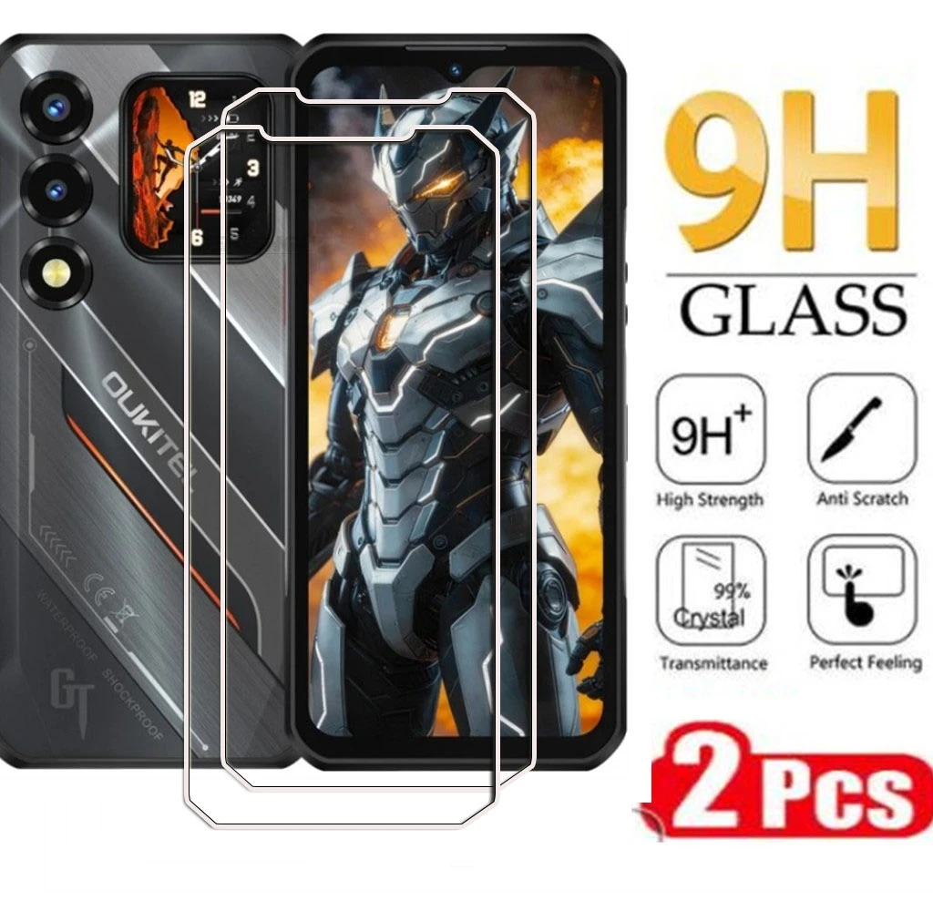2 個 9H HD 強化ガラス Oukitel WP66 5G 6.6 インチ 2026 Oukitel WP66 Oukitel WP 66 スクリーン保護プロテクターカバーフィルム