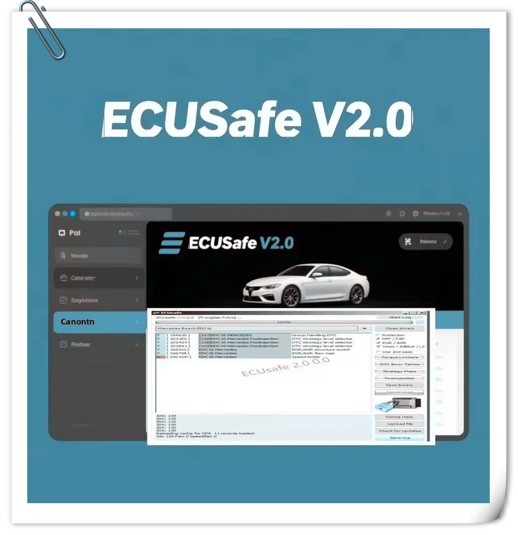 

Распродажа автомобильного диагностического инструмента ECUSafe 2.0 для программирования ЭБУ для автомобилей и грузовиков, кодирование, настройка программного обеспечения, диагностический инструмент