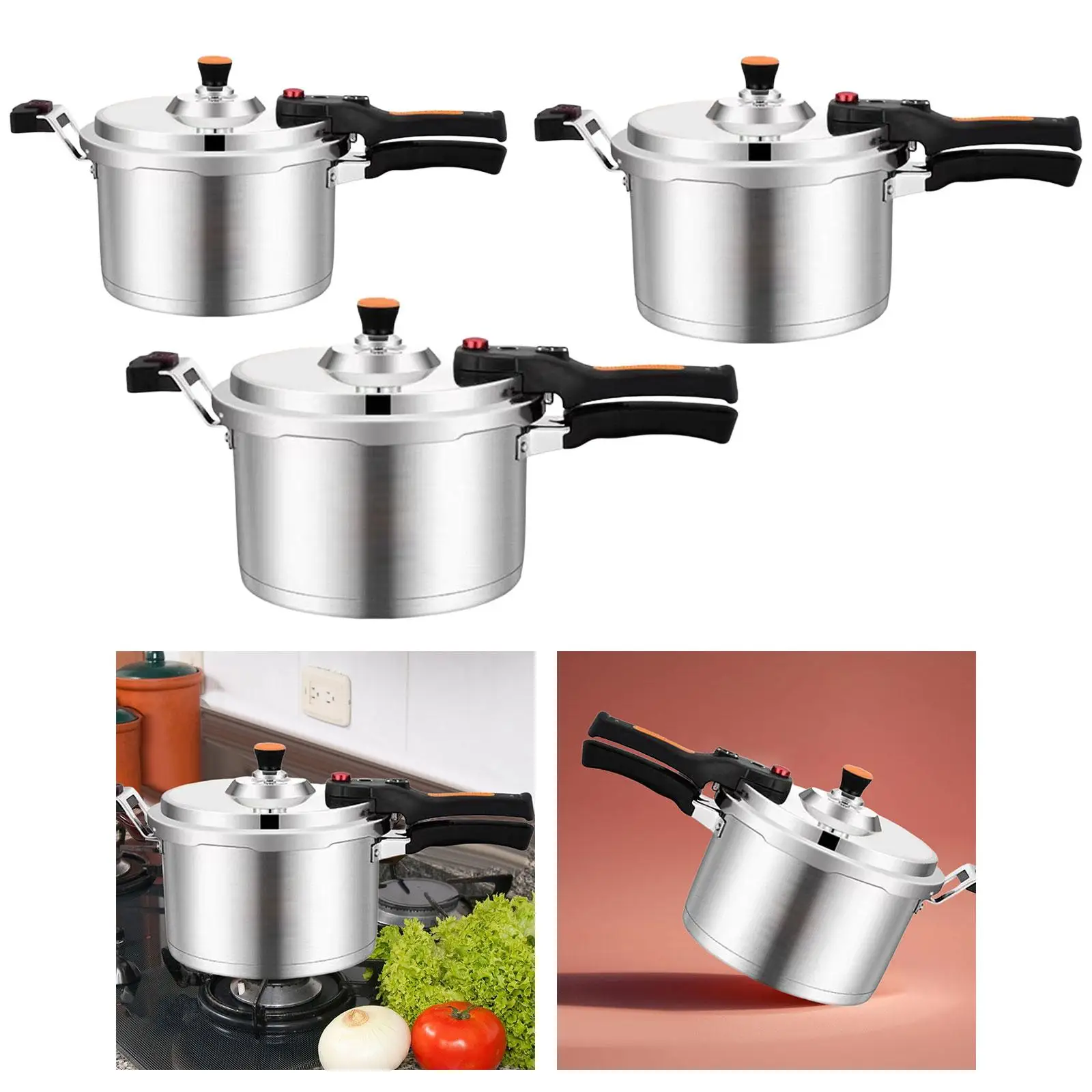 

Stainless Steel Pressure Cooker Cooking Pot for Commercial Home Restaurant