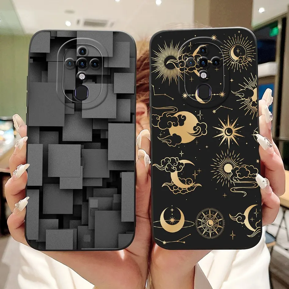 

For Tecno Spark 6 KE7 Case New Fashion Pattern Camera Lens Protective Cover For Tecno Spark 6 2020 Bumper Spark6 Shockproof Case