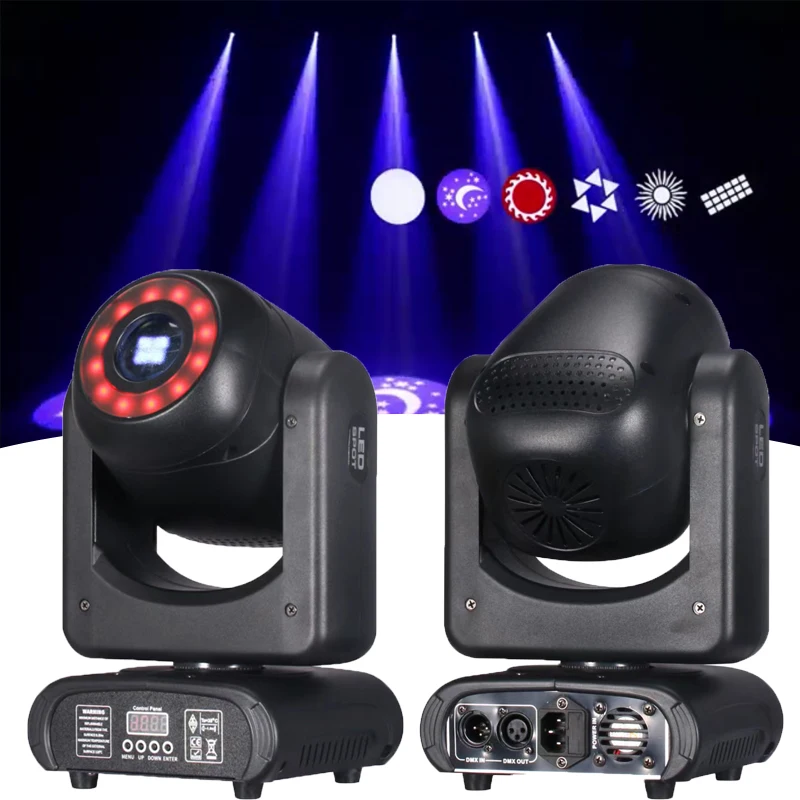 

Cabezas Movil Led 100W 5 Prism Pro Beam Lights Moving Head Spot Light for Night Club Bar Disco Dj Stage Lighting